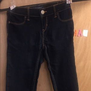 Old Navy Girls Blue Denim Leggings-Size 7